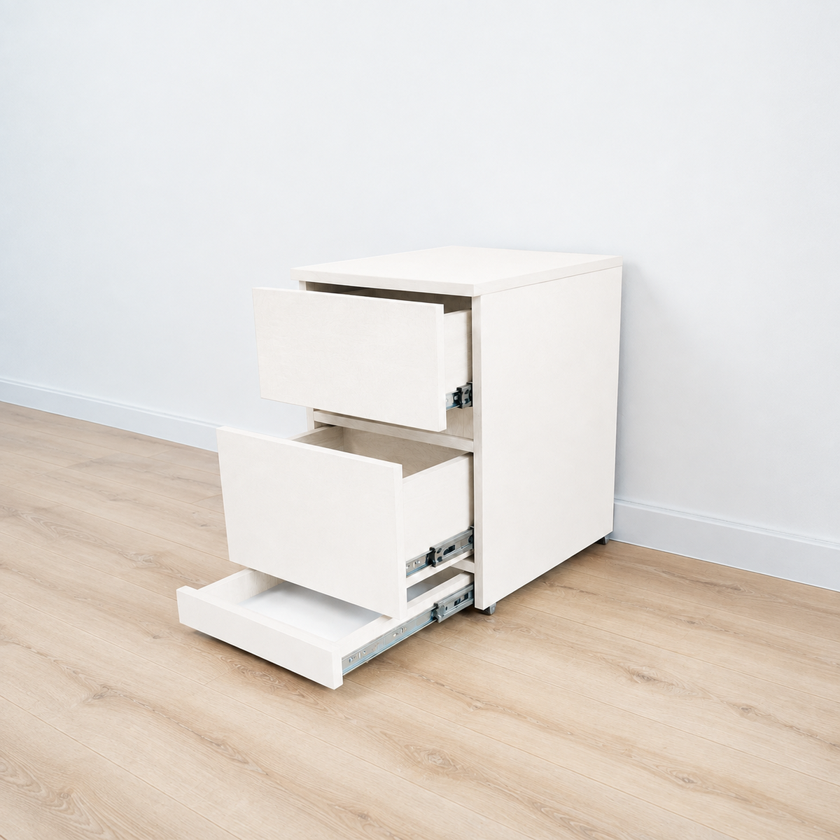 Modern Nightstand with Hidden Metal Safe and RFID Lock – B36