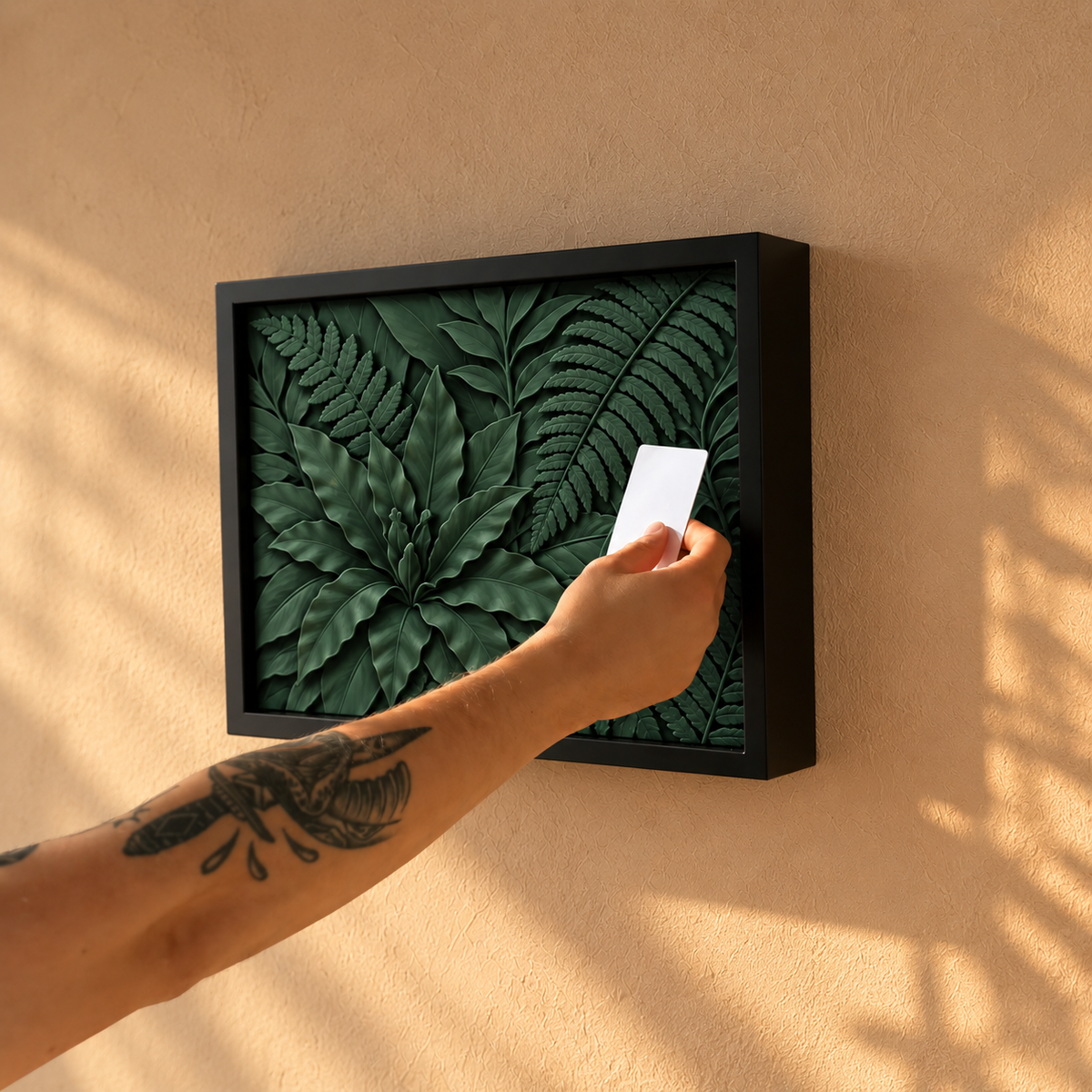 Fishing Wall Art with Hidden RFID Compartment for Anglers – D01
