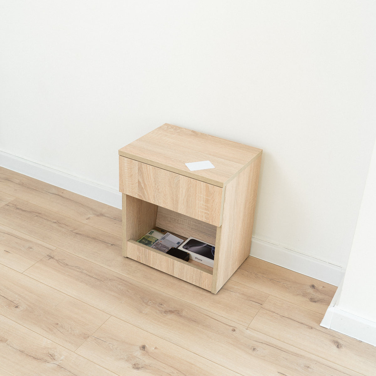 Easy Assembly Nightstand with Concealed Storage – B22-K