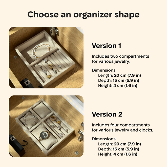Jewelry & Watch Organizer – Design 1
