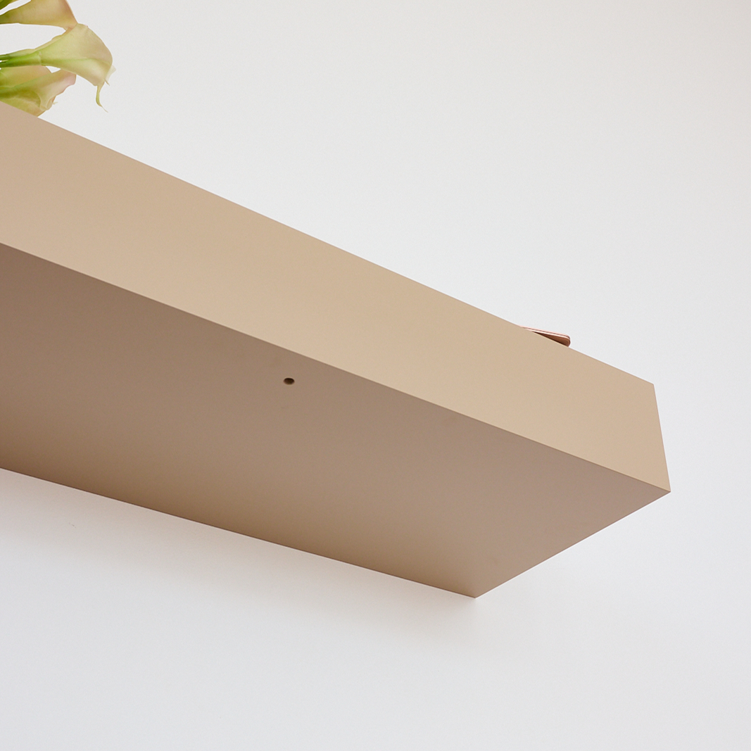 Floating Wall Table with Hidden RFID Drawer – A14