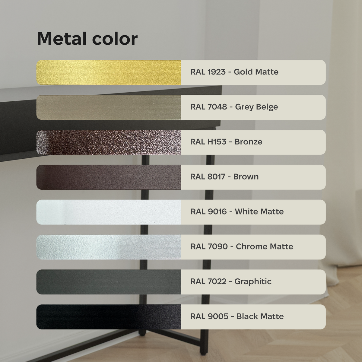 Console Table with Hidden RFID Lock Drawer – CT01
