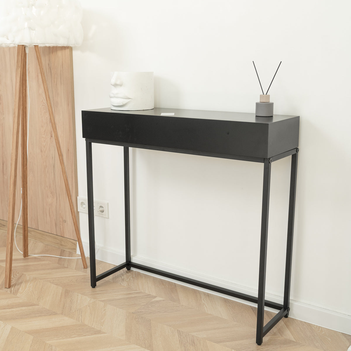 Console Table with Hidden RFID Lock Drawer – CT01