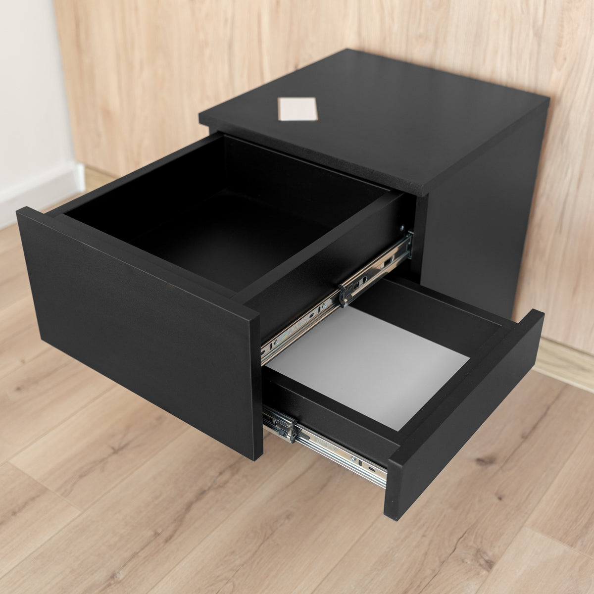 Bedside table with Two Hidden Drawers – B30