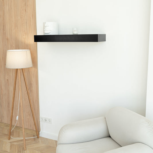Floating Shelf with Hidden Drawer and RFID Lock – A12