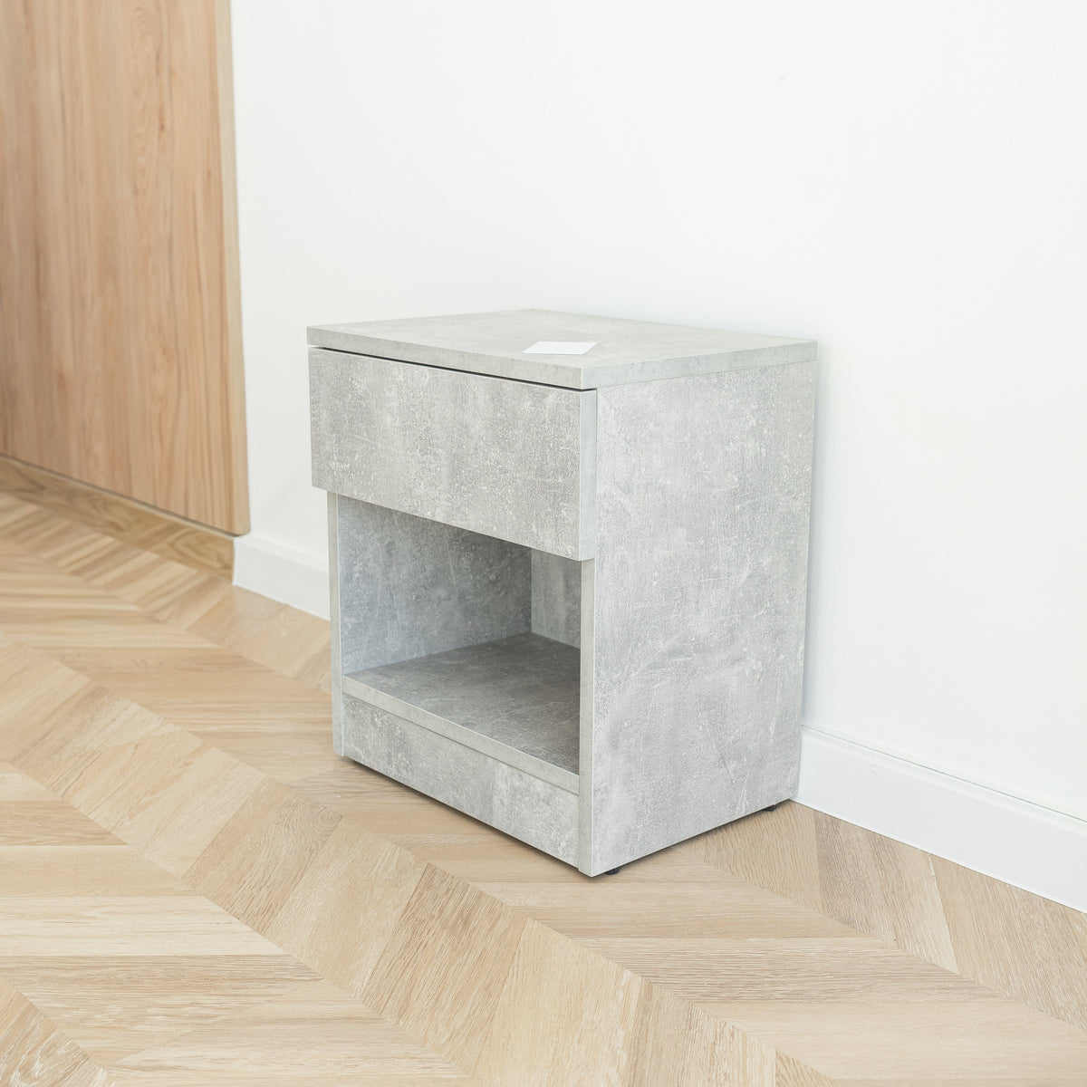 Smart Nightstand with Fingerprint Lock Drawer – B32