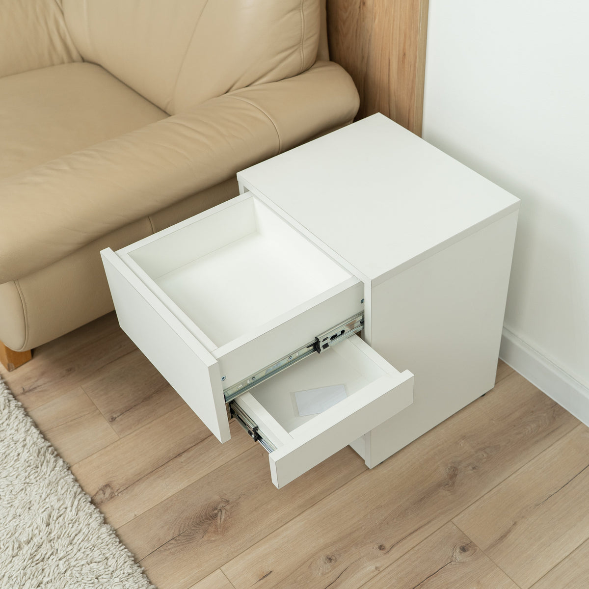 Bedside table with Two Hidden Compartments – B28