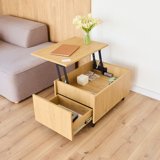 Lift Top Coffee Table with Hidden Compartment & RFID Lock – CT05