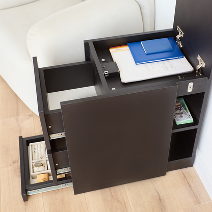 Bedside table with Locked Hidden Storage – B26