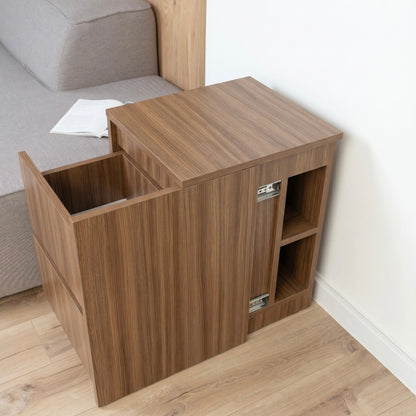 Bedside table with Locked Hidden Storage – B26