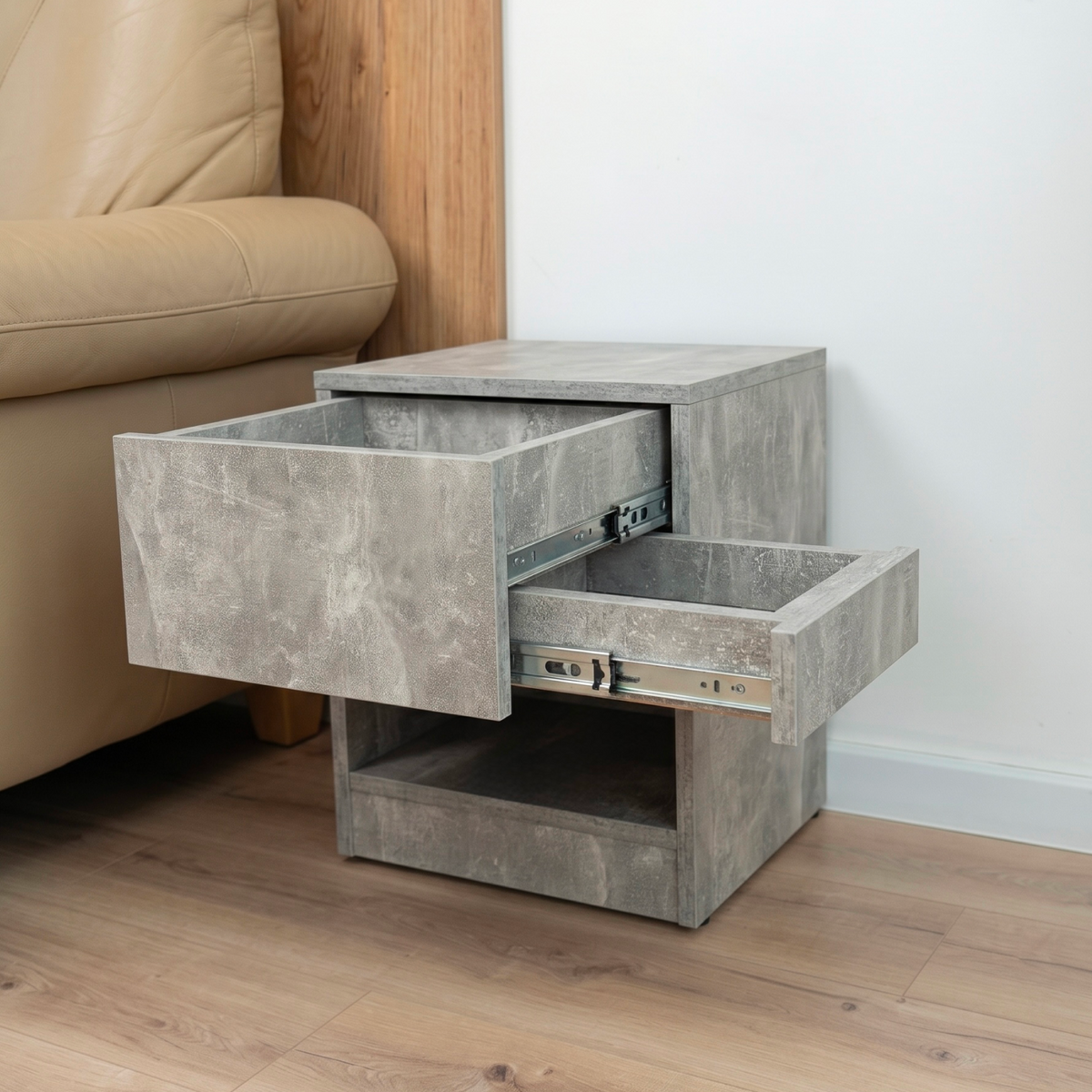 Bedside table with Two Hidden Compartments – B28