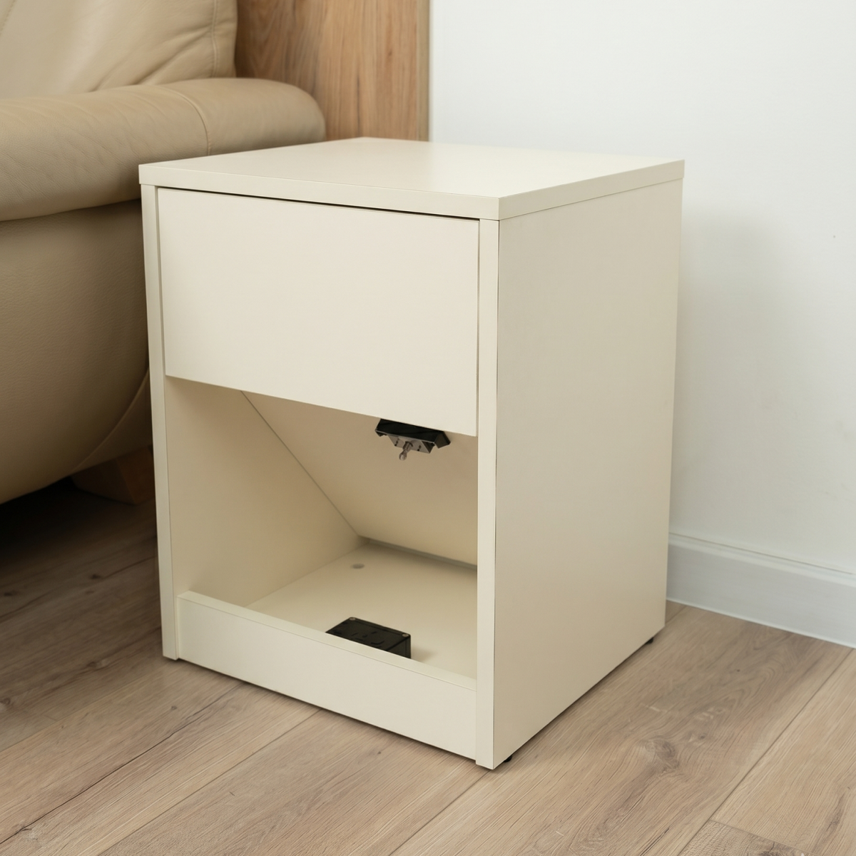 Bedside table with Two Hidden Compartments – B28