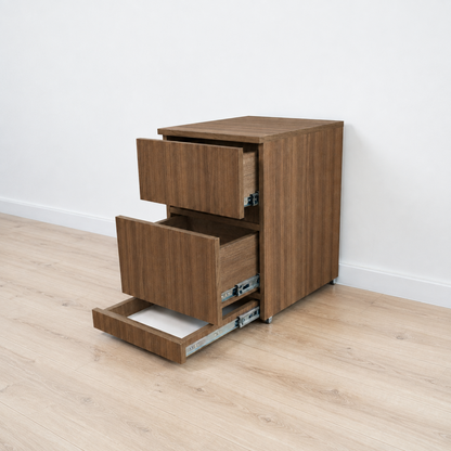 Modern Nightstand with Hidden Metal Safe and RFID Lock – B36