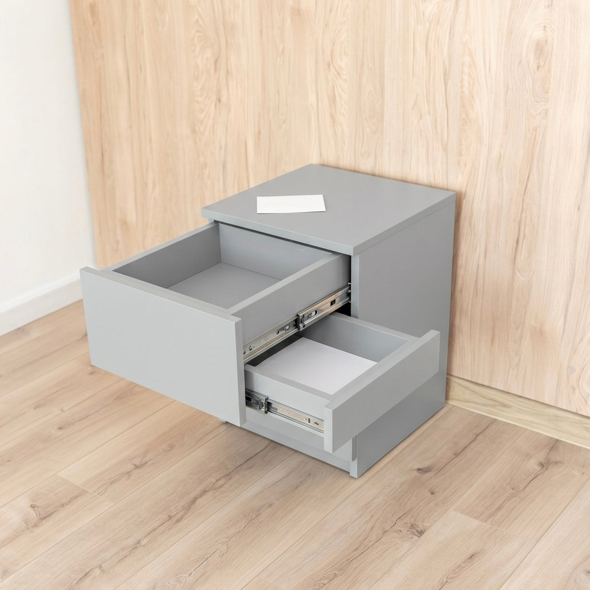 Bedside table with Two Hidden Drawers – B30
