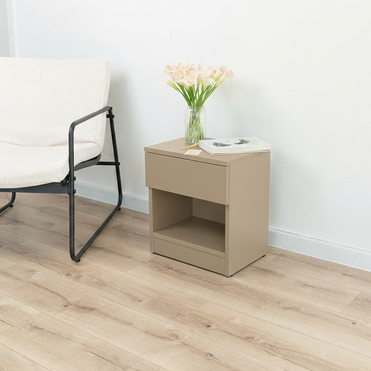 Nightstand with Hidden Secure Storage – B22