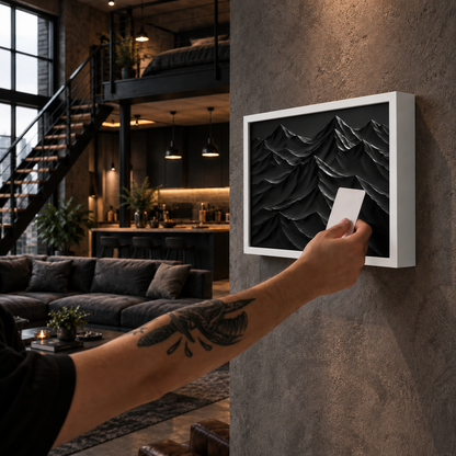 Custom Photo Wall Art with Hidden RFID Storage – D01