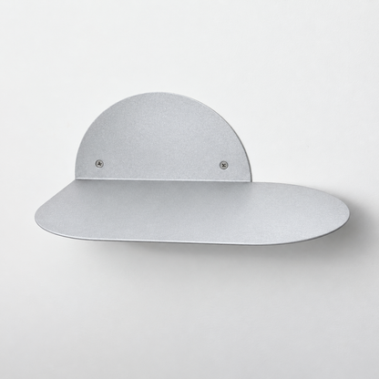 Compact Metal Wall Shelf with Rounded Base – M03