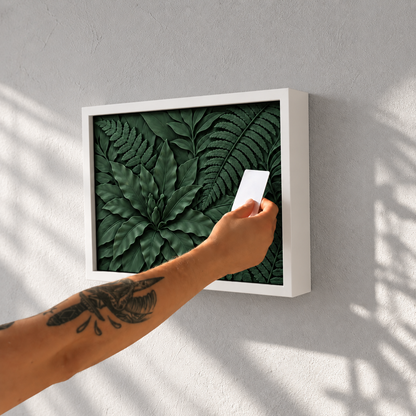 Fishing Wall Art with Hidden RFID Compartment for Anglers – D01
