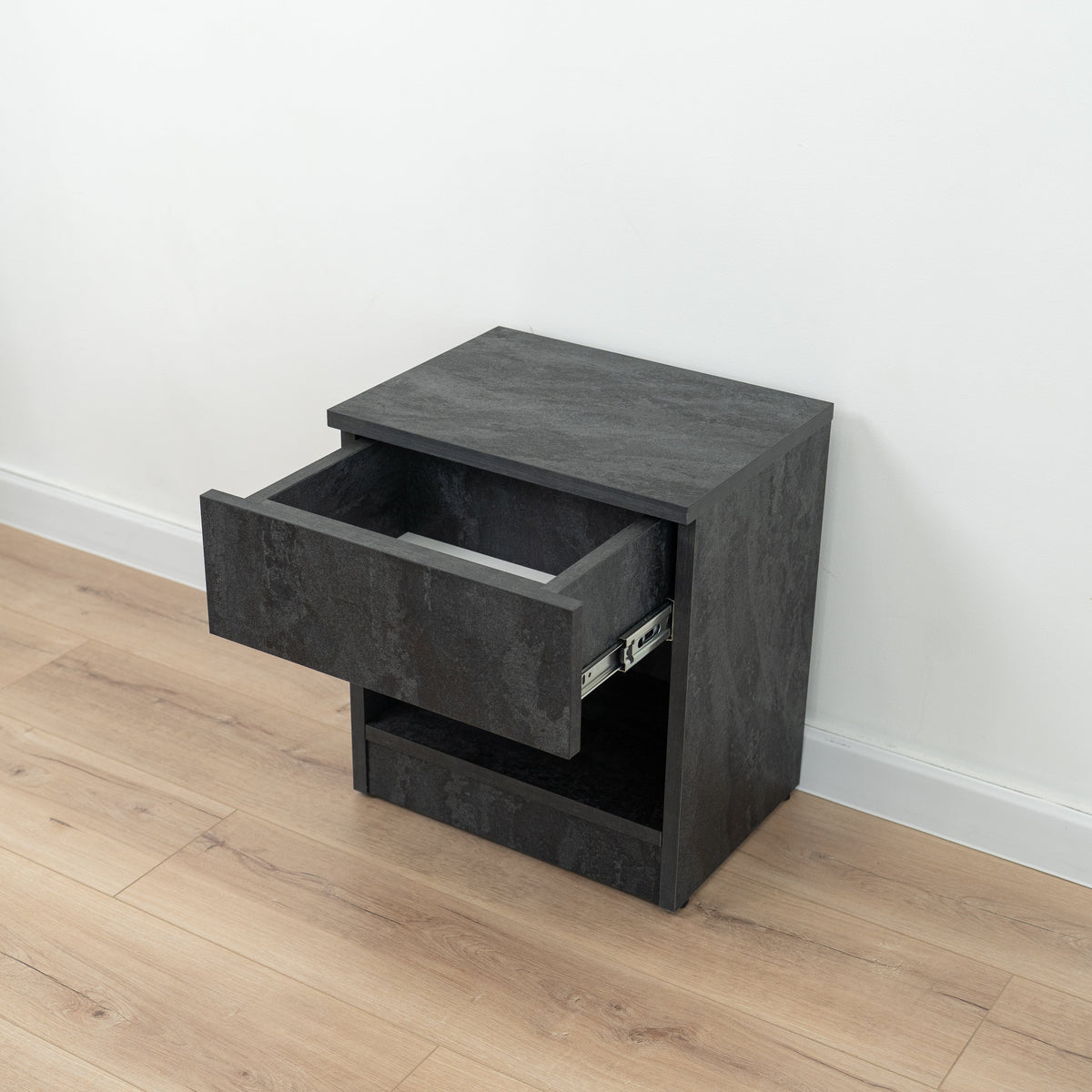 Easy Assembly Nightstand with Concealed Storage – B22-K