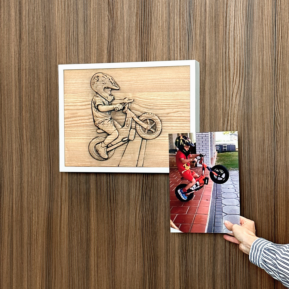 Custom Photo Wall Art with Hidden RFID Storage – D01