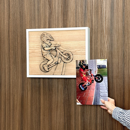 Custom Photo Wall Art with Hidden RFID Storage – D01