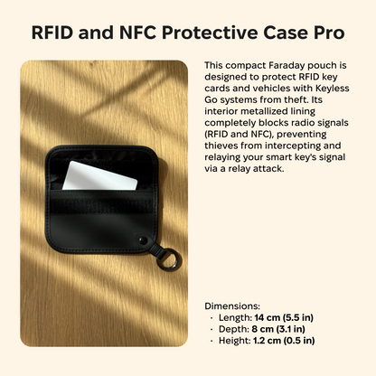 RFID Blocking Key & Card Protection Pouch