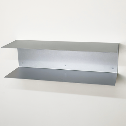 Minimalist Metal Wall Shelf – Two-Tier Steel Shelf M02