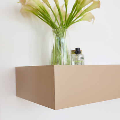 Floating Wall Table with Hidden RFID Drawer – A14