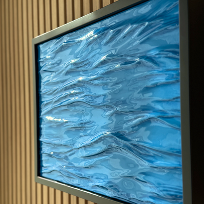 White Wall Art Decor Wind with Hidden RFID Storage – D01