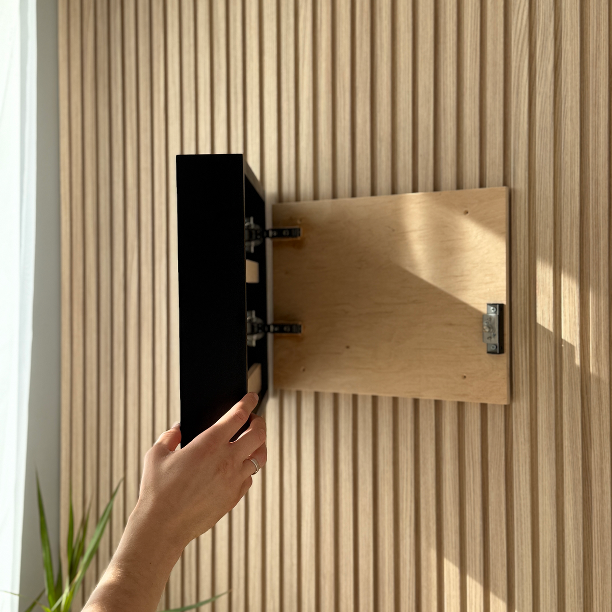 Fishing Wall Art with Hidden RFID Compartment for Anglers – D01