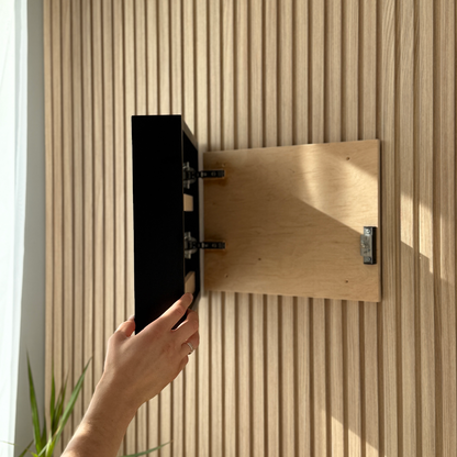 Fishing Wall Art with Hidden RFID Compartment for Anglers – D01