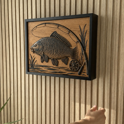 White Wall Art Decor Wind with Hidden RFID Storage – D01