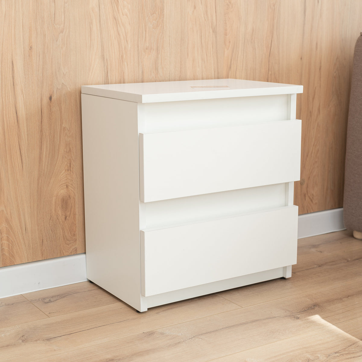 Bedside table with Hidden Compartment – B24