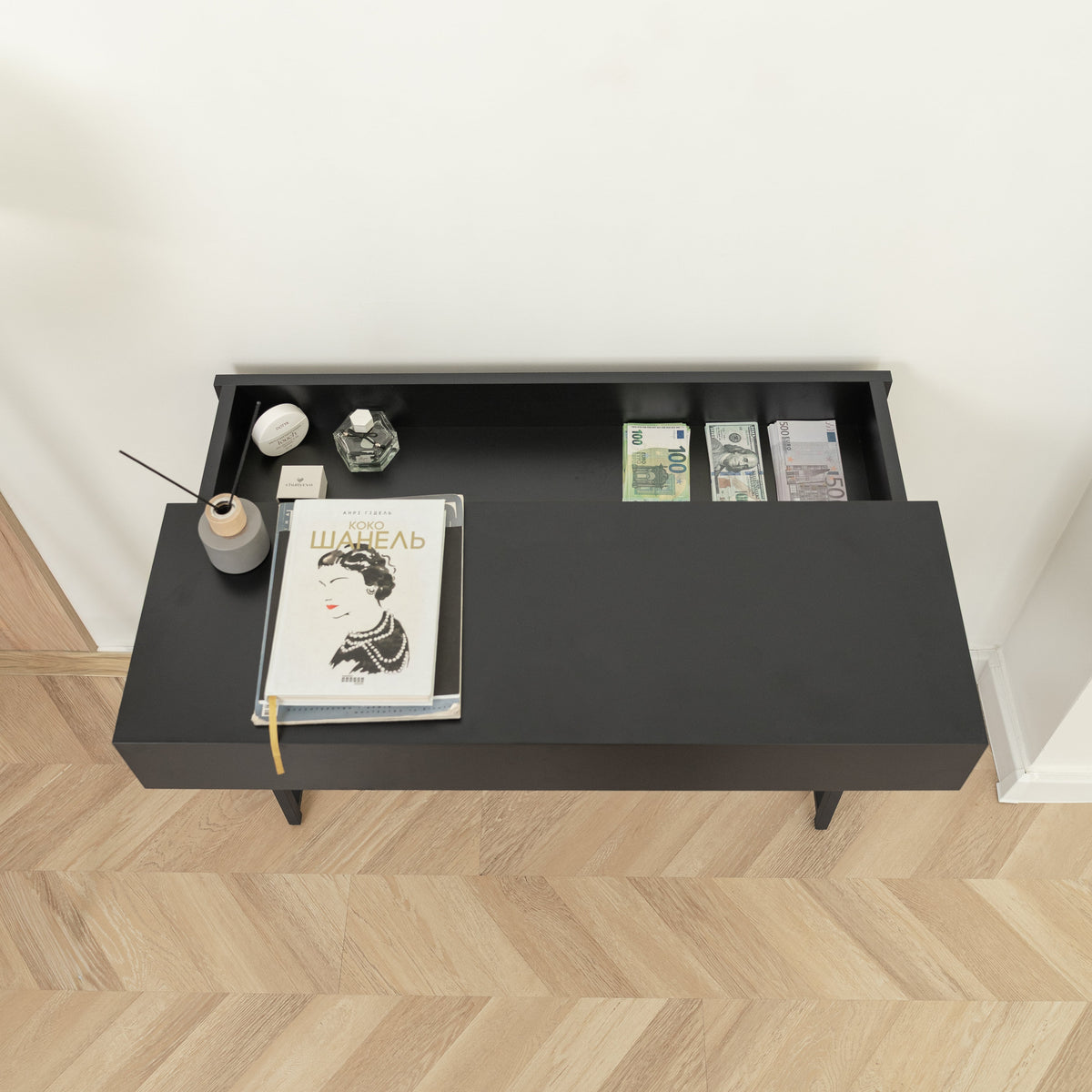 Console Table with Hidden RFID Lock Drawer – CT01