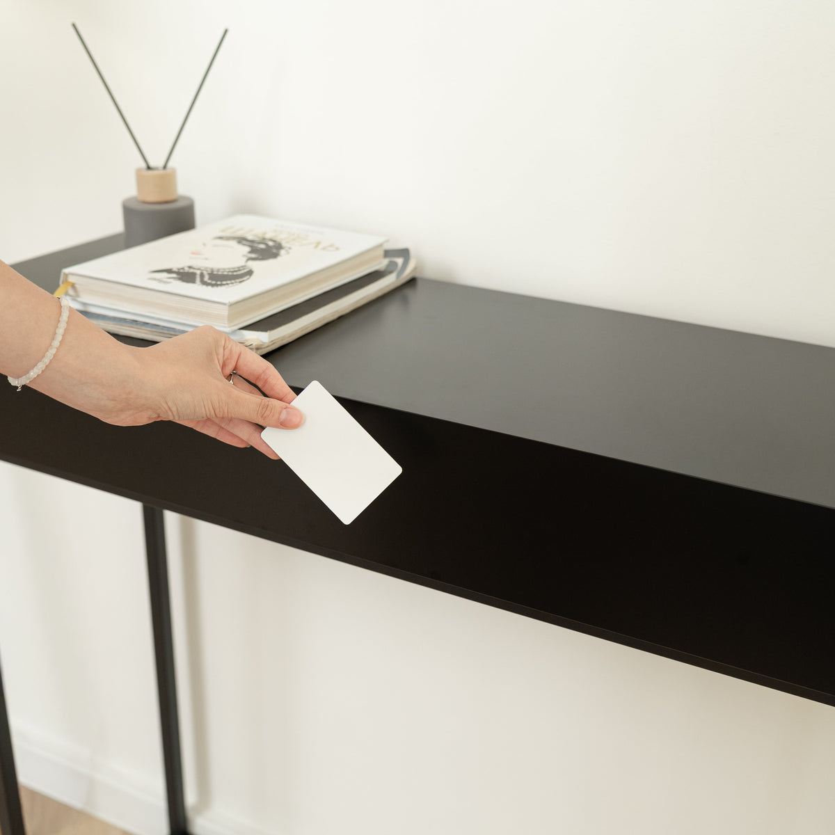 Console Table with Hidden RFID Lock Drawer – CT01