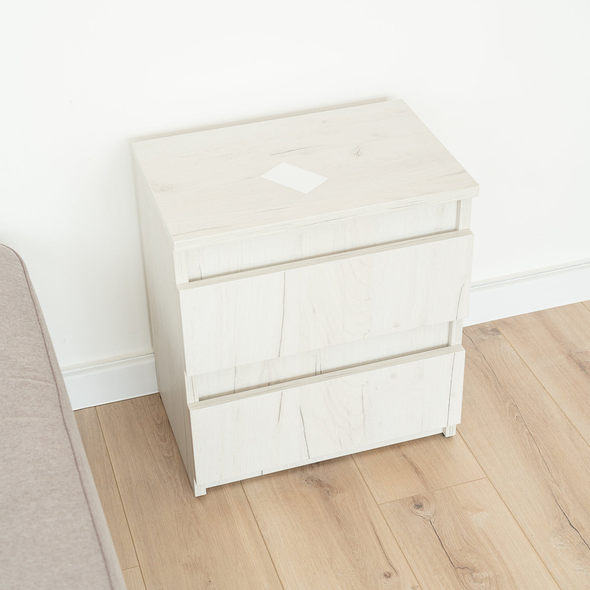 Bedside table with Locked Hidden Storage – B24