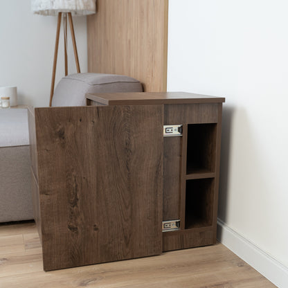 Bedside table with Locked Hidden Storage – B26