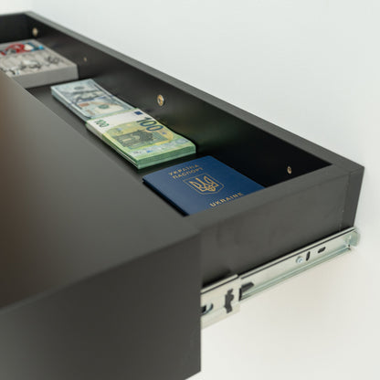 Smart Hidden Drawer Shelf with RFID Lock – A14