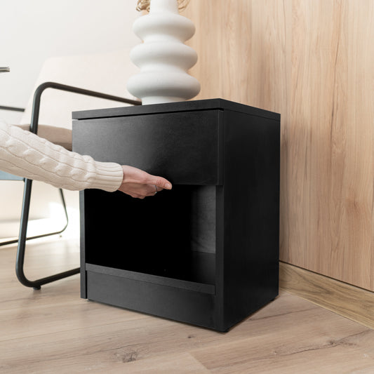 Smart Nightstand with Fingerprint Lock Drawer – B32