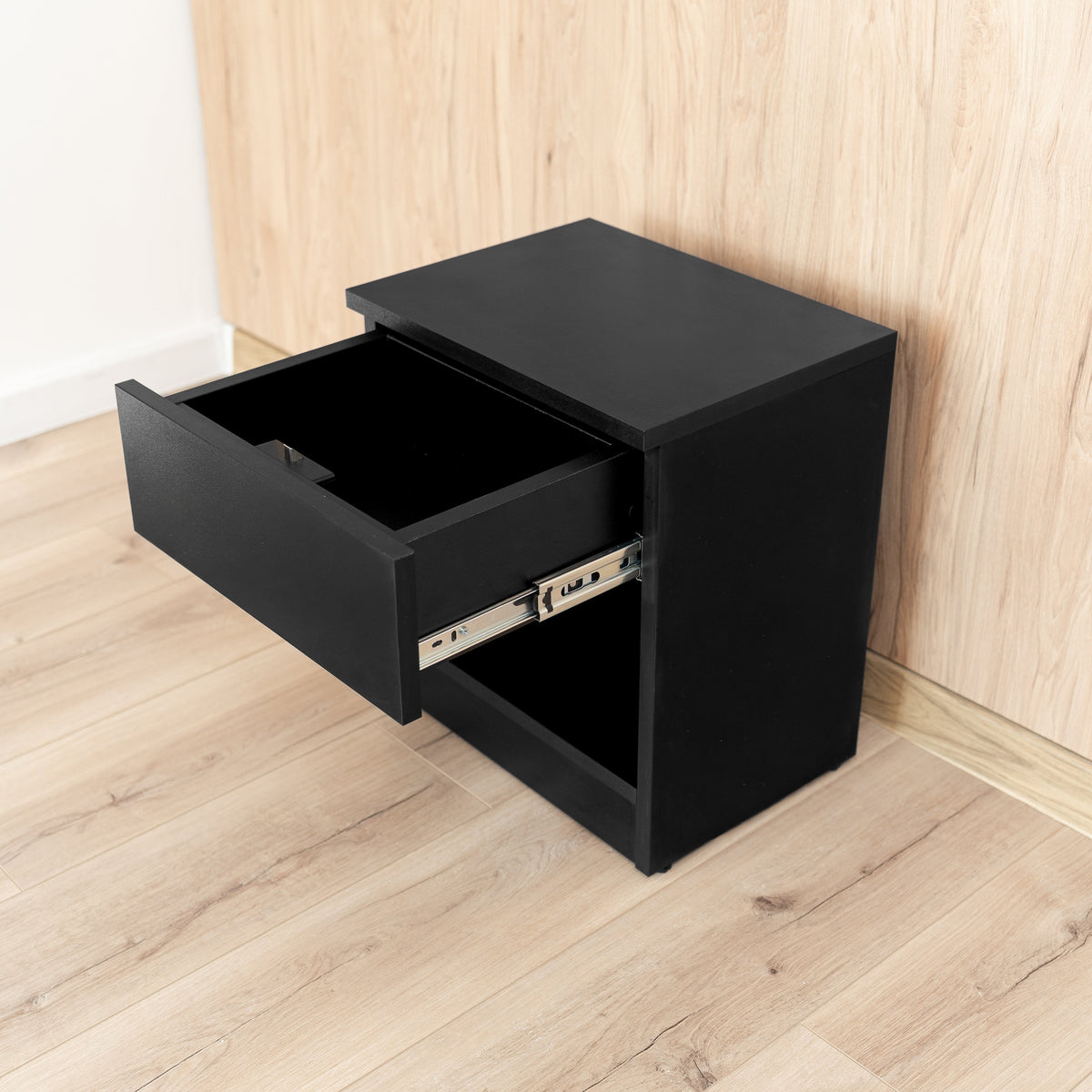 Smart Nightstand with Fingerprint Lock Drawer – B32