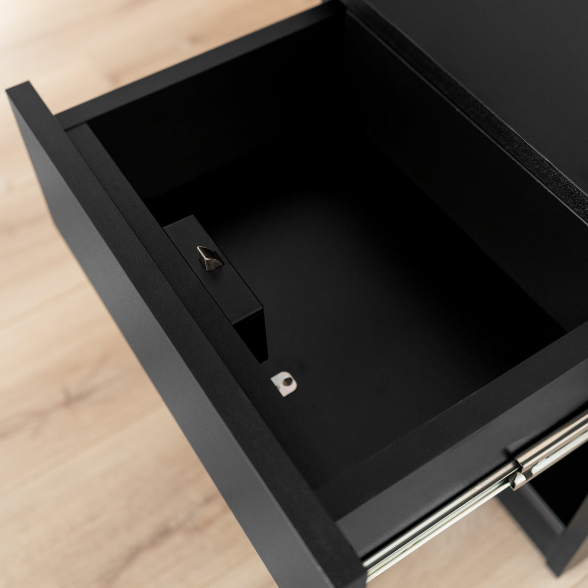 Smart Nightstand with Fingerprint Lock Drawer – B32