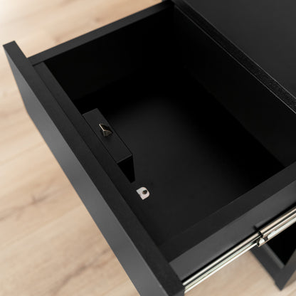 Smart Nightstand with Fingerprint Lock Drawer – B32