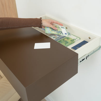 Floating Wall Shelf with Secret Safe – A14