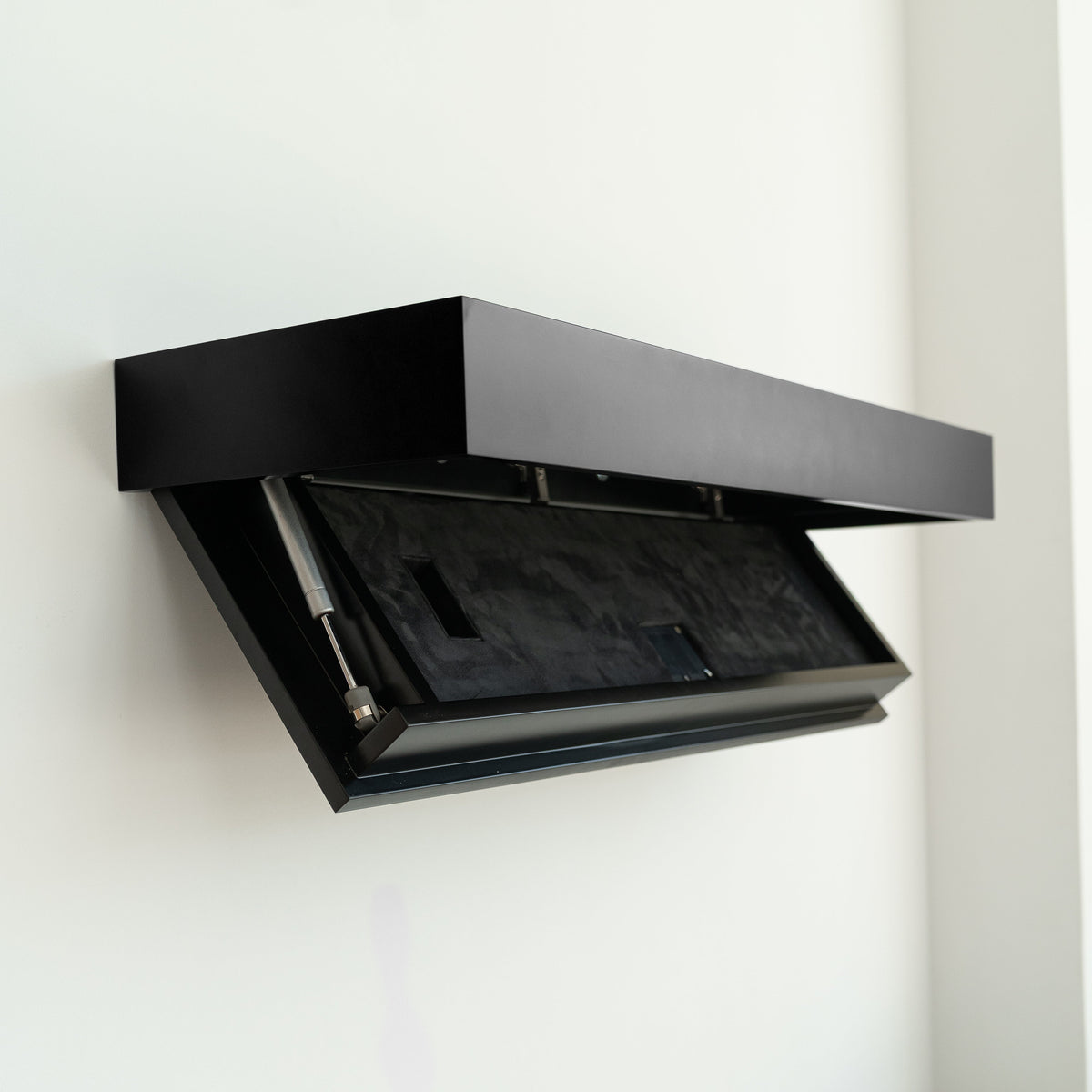 Floating Shelf with Hidden Drawer and RFID Lock – A12