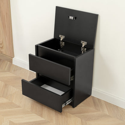 Bedside table with Hidden Compartment – B24