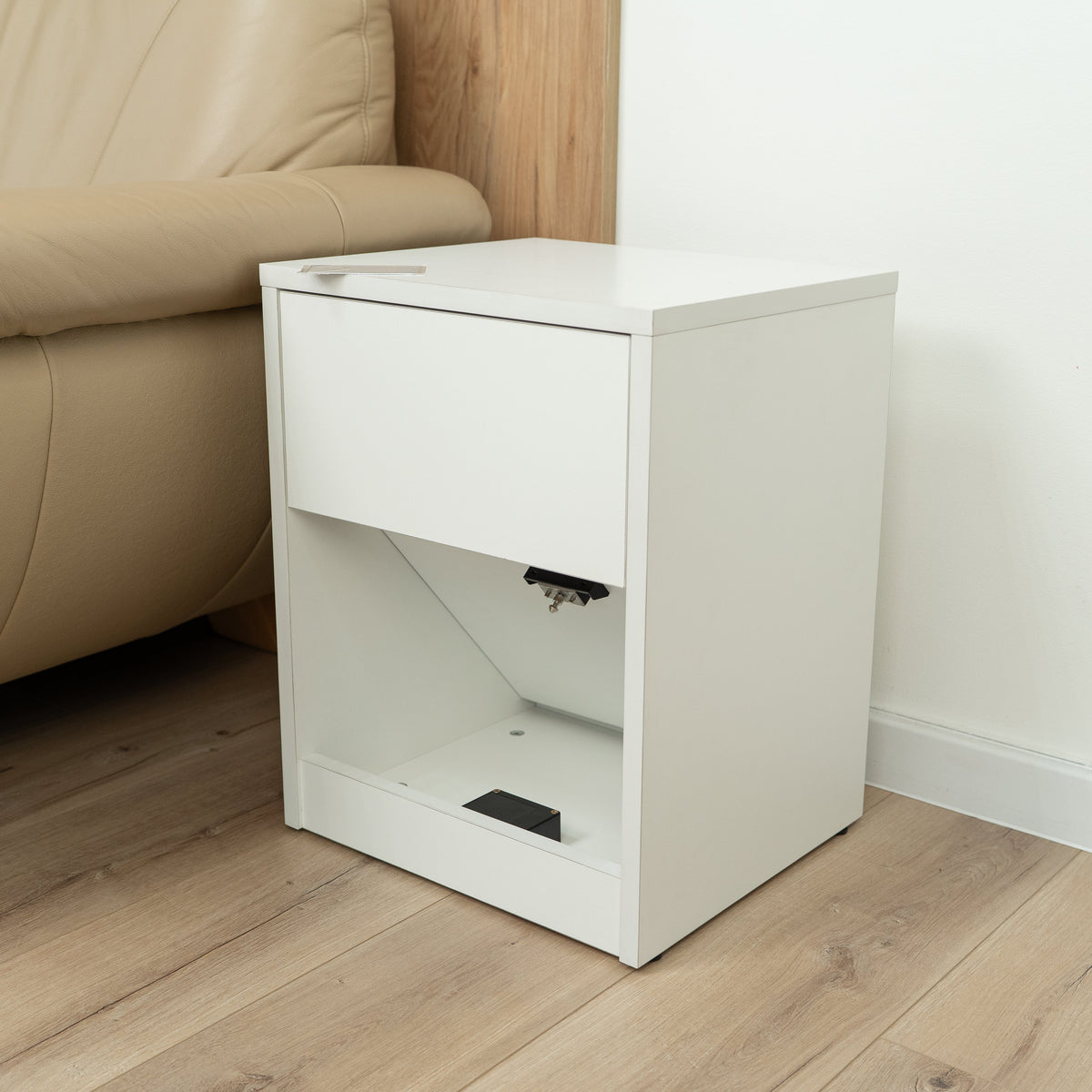 Bedside table with Two Hidden Compartments – B28