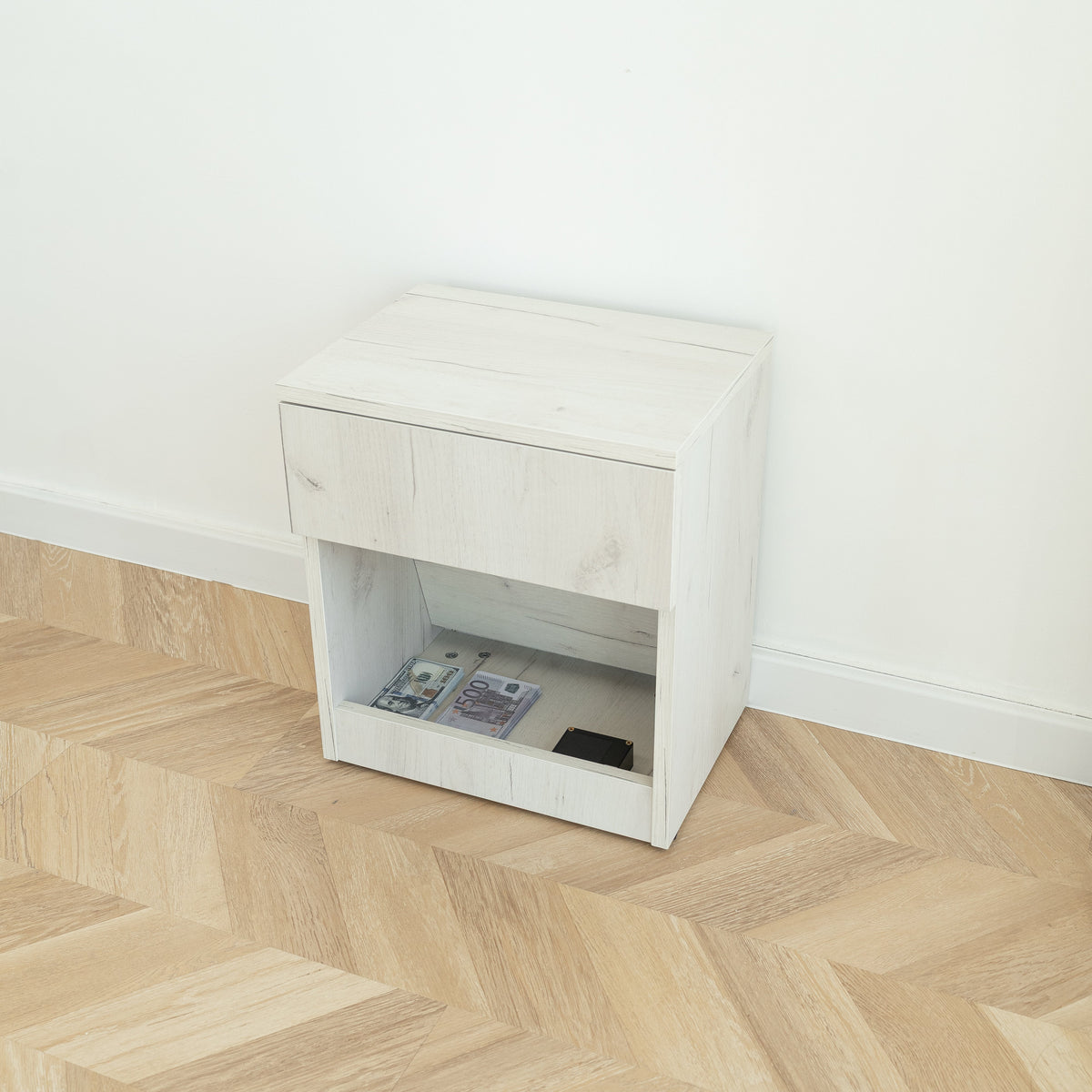 Easy Assembly Nightstand with Concealed Storage – B22-K