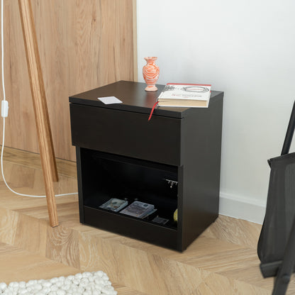 Easy Assembly Nightstand with Concealed Storage – B22-K
